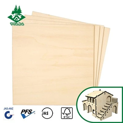 Basswood Plywood para sa Laser Cutting